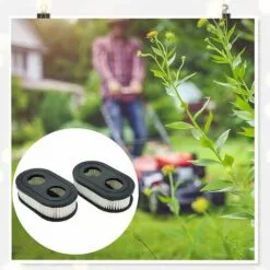 ENLENK 4 Piece Lawn Mower Filter Replace - Filtre à Air Pour Tondeuse à Gazon, Filtre à Air Pour Moteur De Remplacement, Moteur De Tondeuse à Gazon Remplace 798452 593260 5432K -Tondeuse Boutique 60208810 4