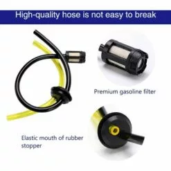 OUSUDELA 5 Ensembles Universel Filtre à Essence Kit, Tube D'étanchéité, Durites D'essence De Tondeuses Avec Poire D Amorçage, Pour Coupe-Herbe, Débroussailleuse, Tronconneuse Taille-Haie -Tondeuse Boutique 60280035 2