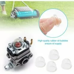 OUSUDELA 5 Ensembles Universel Filtre à Essence Kit, Tube D'étanchéité, Durites D'essence De Tondeuses Avec Poire D Amorçage, Pour Coupe-Herbe, Débroussailleuse, Tronconneuse Taille-Haie -Tondeuse Boutique 60280035 4