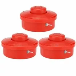 REGALI Lot De 3 Têtes De Tondeuse à Gazon Universelles, Ensemble De Chaîne De Tête De Rechange Pour Tondeuse à Gazon