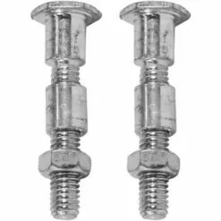 CYCLINGCOLORS 2x Axe Vis épaulée Universelle Roue Tondeuse Tracteur Remorque Filetage 3/8" UNC, Longueur 63,5mm