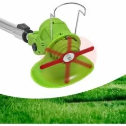 AOUGO 10 Pièces Lames De Tondeuse Jardin Tondeuse Accessoires, Lames De Rechange En Plastique, Outils De Jardin, Petit Trou 5mm, Pour Jardin Pelouse Tondeuse, Coupe-Bordures Sans Fil(Rouge) -Tondeuse Boutique 60576081 5