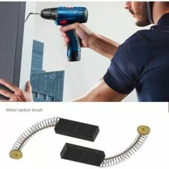 Cisea Lot De 2 Paires De Balais De Charbon Pour Moteur 6 X 11 X 30 Mm Pour Meuleuse D'angle Rotative, Perceuse Circulaire, Perceuse électrique, Pièces De Rechange, Accessoires De Rechange, Noir Et Doré 9 Cisea Lot De 2 Paires De Balais De Charbon Pour Moteur 6 X 11 X 30 Mm Pour Meuleuse D'angle Rotative, Perceuse Circulaire, Perceuse électrique, Pièces De Rechange, Accessoires De Rechange, Noir Et Doré -Tondeuse Boutique 60606788 3