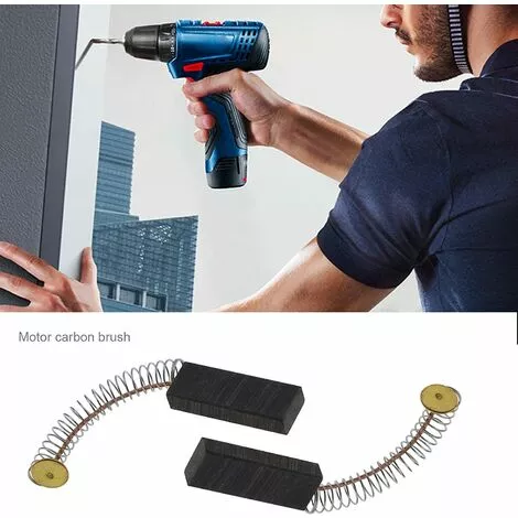 Cisea Lot De 2 Paires De Balais De Charbon Pour Moteur 6 X 11 X 30 Mm Pour Meuleuse D'angle Rotative, Perceuse Circulaire, Perceuse électrique, Pièces De Rechange, Accessoires De Rechange, Noir Et Doré 5 Cisea Lot De 2 Paires De Balais De Charbon Pour Moteur 6 X 11 X 30 Mm Pour Meuleuse D'angle Rotative, Perceuse Circulaire, Perceuse électrique, Pièces De Rechange, Accessoires De Rechange, Noir Et Doré – Image 3