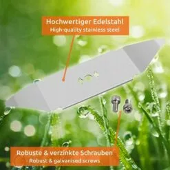 BENOBBY KIDS 1x Lame De Rechange En Acier Inoxydable Compatible Avec Les Modèles Robomow RX 11 BENOBBY KIDS 1x Lame De Rechange En Acier Inoxydable Compatible Avec Les Modèles Robomow RX -Tondeuse Boutique 60720401 5