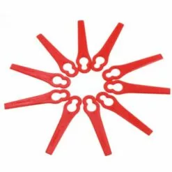 DONTODENT Lot De 100 Lames De Rechange En Plastique, Lames De Coupe En Plastique De Rechange, Lames De Tondeuse à Gazon, Grand Trou 10 Mm Petit Trou 5 Mm (10 X 5 Mm) -Tondeuse Boutique 60940021 3