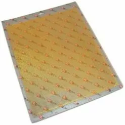 CYCLINGCOLORS Grille De Protection Carrosserie Aluminium Jaune Or 350x290mm à Découper Scooter Moto Mobylette Cyclomoteur