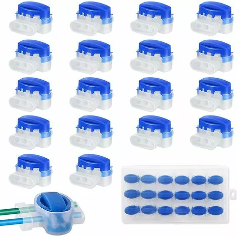 PESCE 18 Pièces Connecteurs De Câble Remplis Des Résines, Connecteurs Pour Câble Périphérique, 314 Connecteurs De Câble Étanche 3 Trous, Parfait Pour Jardin & Extérieur Et Tondeuse Robot 3 PESCE 18 Pièces Connecteurs De Câble Remplis Des Résines, Connecteurs Pour Câble Périphérique, 314 Connecteurs De Câble Étanche 3 Trous, Parfait Pour Jardin & Extérieur Et Tondeuse Robot
