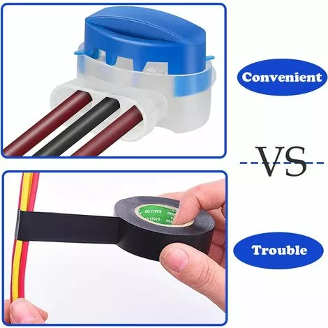 PESCE 18 Pièces Connecteurs De Câble Remplis Des Résines, Connecteurs Pour Câble Périphérique, 314 Connecteurs De Câble Étanche 3 Trous, Parfait Pour Jardin & Extérieur Et Tondeuse Robot 7 PESCE 18 Pièces Connecteurs De Câble Remplis Des Résines, Connecteurs Pour Câble Périphérique, 314 Connecteurs De Câble Étanche 3 Trous, Parfait Pour Jardin & Extérieur Et Tondeuse Robot – Image 5