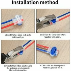 PESCE 20 Pièces Connecteurs De Câbles Pour Robot Tondeuse, Raccords De Câble Périphérique Du Robot, Connecteurs Support Pour Câble Tondeuses à Gazon Robotiques Extérieures De Jardin -Tondeuse Boutique 61284322 3