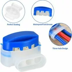 PESCE 20 Pièces Connecteurs De Câbles Pour Robot Tondeuse, Raccords De Câble Périphérique Du Robot, Connecteurs Support Pour Câble Tondeuses à Gazon Robotiques Extérieures De Jardin -Tondeuse Boutique 61284322 4