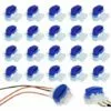 PESCE 20 Pièces Connecteur De Câble Remplis De Gel Résine, Connecteur Etanche, Colliers De Connexion Pour Jardin Extérieur La Tondeuse à Gazon Robotique
