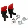 DONTODENT (Lot De 2) Vanne D'arrêt 1/4" Compatible Avec Briggs & Stratton Tecumseh 35857 -Tondeuse Boutique 61296222 1