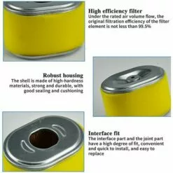 DONTODENT 2 Pièces 17210-ze1-505 Filtre à Air, Remplacer Pour Honda Gx160 Gx200 -Tondeuse Boutique 61298506 2