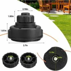 EINEMGELD 2 Lignes Tondeuse Fendue Universelle Tondeuse De Coupe Tondeuse Pour Ryobi Expand-It Noir -Tondeuse Boutique 61325235 2