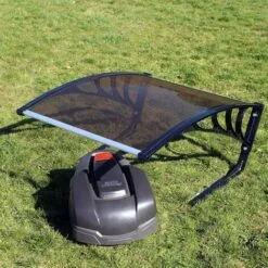 WILTEC Garage Pour Robot Tondeuse Marron Toit Carport Pour Tondeuses- Robot Tondeuse -Tondeuse Boutique 6163622 3