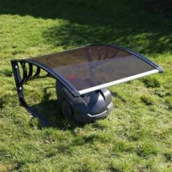 WILTEC Garage Pour Robot Tondeuse Marron Toit Carport Pour Tondeuses- Robot Tondeuse -Tondeuse Boutique 6163622 5