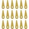 DENUOTOP 18pcs Lames De Rechange Pour Bosch Titane Accessoires Pour Tondeuses Robot, Lame De Rechange Pour Robot Tondeuse Lame Compatible Avec Bosch Tondeuse -Tondeuse Boutique 63473608 1