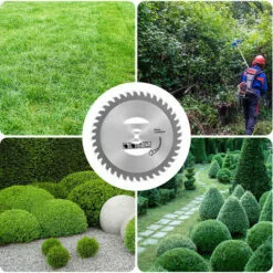 LIFCAUSAL Lames De Débroussailleuse En Alliage D'acier Au Manganèse Compatibles Avec Le Débroussailleuse Weed Wacker, 6 Pouces Argent 1PC -Tondeuse Boutique 63746348 4