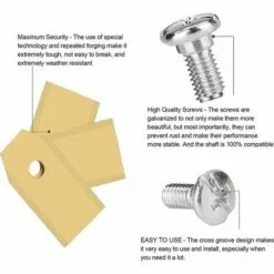 Pour Lames De Tondeuse à Gazon Husqvarna (35*18*0.75mm (or) 30pcs),HANBING -Tondeuse Boutique 63784359 3