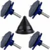 SINCèREETALI Lot De 4 Affûteurs De Lame De Tondeuse à Gazon, Accessoires De Tondeuse à Gazon Avec 1 Kit D'équilibrage De Lame, Outils D'affûtage De Lame De Tondeuse à Gazon -Tondeuse Boutique 63821927 1