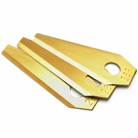 GroupM Carton écologique Doré Avec 18 Pièces De Lames De Tondeuse Robotique Pour Tondeuses à Gazon Automatiques 6 GroupM Carton écologique Doré Avec 18 Pièces De Lames De Tondeuse Robotique Pour Tondeuses à Gazon Automatiques – Image 4