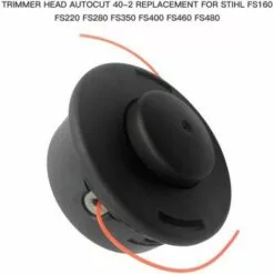 Ensoleillé Accessoires De Tondeuse à Gazon Tête De Coupe Tête De Coupe - Noir 8 Ensoleillé Accessoires De Tondeuse à Gazon Tête De Coupe Tête De Coupe - Noir -Tondeuse Boutique 64073151 2