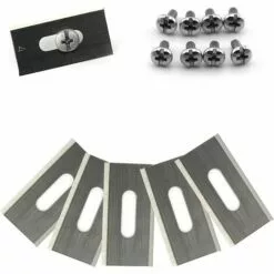 ARC-EN-CIéL Lot De 30 Lames De Gazon Pour Husqvarna Avec Double Lame Aiguisée En Acier Inoxydable 36.5*18.5*0.65mm,Arcenciél -Tondeuse Boutique 64127388 3