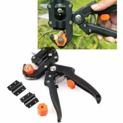 PESCE Outils De Jardinage Tondeuse à Greffage Coupe-semis Outils De Jardinage Avec 2 Lames