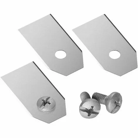 DONTODENT 45 Lames De Couteau En Titane Pour Toutes Les Tondeuses Robotiques Husqvarn/Automower/Yardforce/Gardena (3 G-0,75 Mm) Avec 45 Vis, Remplacement 5 DONTODENT 45 Lames De Couteau En Titane Pour Toutes Les Tondeuses Robotiques Husqvarn/Automower/Yardforce/Gardena (3 G-0,75 Mm) Avec 45 Vis, Remplacement – Image 3