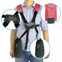 MEZHENG Tondeuse à Bandoulière-tondeuse à Harnais Double épaule Avec Ceinture De Nylon Durable Adjuestable Pour Débroussailleuse Ou Gardenning Pour STIHL FS, Taille-bordures Série Km (Rouge) -Tondeuse Boutique 64491811 5