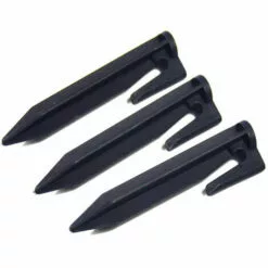 HEGUYEY Lot De 100 Crochets De Fixation Robot Tondeuse à Gazon Robot Tondeuse à Gazon Ancrage Au Sol Support De Câble Guide Ensemble D'accessoires Fixation Pour Fil Périmétrique Fil De Recherche Support De Câble Compatible -Tondeuse Boutique 64496948 3