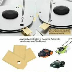 NAXUNNN Couteau Lame Titane 30pièces, Lame Robot Tondeuse à Gazon Avec Vis, Convient Aux Lames Tondeuse Robot De Différentes Marques Et Modèles, Pièces Et Accessoires Tondeuses à Gazon. 11 NAXUNNN Couteau Lame Titane 30pièces, Lame Robot Tondeuse à Gazon Avec Vis, Convient Aux Lames Tondeuse Robot De Différentes Marques Et Modèles, Pièces Et Accessoires Tondeuses à Gazon. -Tondeuse Boutique 64520241 5