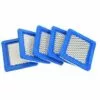 LIFCAUSAL Lot De 5 Filtres à Air 491588S De Rechange Pour Cartouche De Filtre à Air Plate OEM Briggs Stratton 491588 4915885, Filtre à Air Pour Tondeuse à Gazon -Tondeuse Boutique 64556565 1