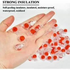 100pcs Scotchlok UY Connecteur Etanche,Connecteurs De CâBle Remplis Des RéSines Colliers De Connexion Pour Jardin & ExtéRieur La Tondeuse à Gazon Robotique S'arêern -Tondeuse Boutique 65364732 3