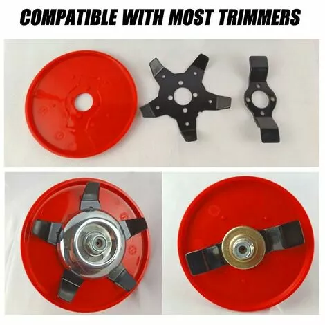 BDD Tondeuse à Gazon Disque De Désherbage Débroussailleuse Tondeuse à Gazon Disque De Désherbage Débroussailleuse (Rouge) 5 BDD Tondeuse à Gazon Disque De Désherbage Débroussailleuse Tondeuse à Gazon Disque De Désherbage Débroussailleuse (Rouge) – Image 3