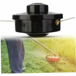 AOUGO Trimmer Head,Trimmer Head Replacement Mower Cutting Heads Parts Brush Cutter Accessories Black -Tondeuse Boutique 65393794 5