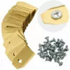 ZHUOXUAN 30 Lames De Rechange TITAN 0,75mm Pour Tondeuses-robots Husqvarna Automower Gardena - Jaune -Tondeuse Boutique 65490563 1