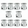OSQI Lot De 10 Poulies Synchrones GT2 Avec 20 Dents D'imprimante 3D, Alésage 5 Mm, Largeur 6 Mm