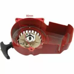 OSQI Alliage Start Pull Starter Remplacement Pour 2 Temps 49cc 47cc Dirt Pocket Bike Mini ATV Rouge -Tondeuse Boutique 65502120 5