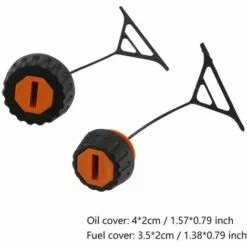 OSQI 2 Pièces Bouchon De Gaz Pour STIHL 028 038 020 021 023 024 025 026 034 036 048 Bouchon D'huile Pièces De Tronçonneuse Accessoires De Tondeuse à Gazon -Tondeuse Boutique 65502132 5