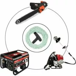 OSQI Lot De 2 Cordes De Démarrage De 10 M (diamètre : 3 Mm), Corde De Traction Avec 2 Poignées De Démarrage Pour Tondeuse à Gazon Husqvarna Stihl Poulan - Vert 10 OSQI Lot De 2 Cordes De Démarrage De 10 M (diamètre : 3 Mm), Corde De Traction Avec 2 Poignées De Démarrage Pour Tondeuse à Gazon Husqvarna Stihl Poulan - Vert -Tondeuse Boutique 65502507 4