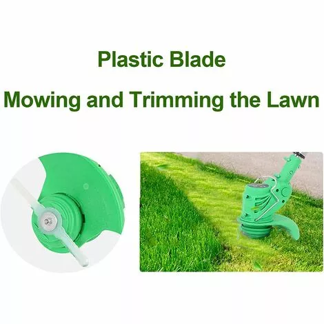 OSQI Têtes De Lame De Coupe-herbe De Rechange Lames De Débroussailleuse Pour Tondeuse à Gazon Têtes De Lame Désherbant(Lame En Plastique X 10) 6 OSQI Têtes De Lame De Coupe-herbe De Rechange Lames De Débroussailleuse Pour Tondeuse à Gazon Têtes De Lame Désherbant(Lame En Plastique X 10) – Image 4