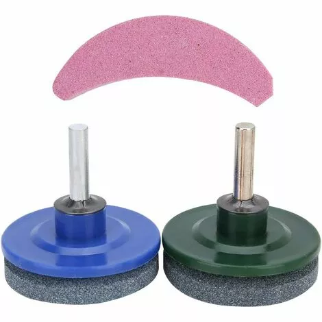 PERLE RARE Affûteuse De Lame De Tondeuse à Gazon 3 Pièces/ensemble, Kit D'affûteuse De Tondeuse à Gazon Universelle Lame De Meulage Outils De Pierre à Aiguiser Accessoires De Jardin 5 PERLE RARE Affûteuse De Lame De Tondeuse à Gazon 3 Pièces/ensemble, Kit D'affûteuse De Tondeuse à Gazon Universelle Lame De Meulage Outils De Pierre à Aiguiser Accessoires De Jardin – Image 3