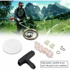 PERLE RARE Cancanle Recoil Starter Poulie Poignée Corde Ressort Cliquet Pour Steele FC55 FS38 FS45 FS55 HL45 KM55 MM55 10 PERLE RARE Cancanle Recoil Starter Poulie Poignée Corde Ressort Cliquet Pour Steele FC55 FS38 FS45 FS55 HL45 KM55 MM55 -Tondeuse Boutique 65619743 4