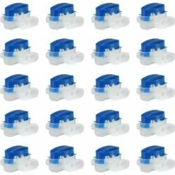 HELLO KITTY BAIN Lot De 20 Connecteurs De Câble Remplis De Résine Pour Tondeuses à Gazon Robotisées (2,3 Cm X 2,4 Cm X 1,7 Cm)