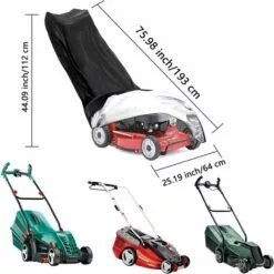 FUHUIDATRADING Housse De Protection Pour Tondeuse à Gazon Housse De Protection Pour Tracteur De Pelouse Tissu Oxford 210D Imperméable Anti-UV, Résistant Aux Intempéries, Avec Cordon De Serrage Et Sac De 9 FUHUIDATRADING Housse De Protection Pour Tondeuse à Gazon Housse De Protection Pour Tracteur De Pelouse Tissu Oxford 210D Imperméable Anti-UV, Résistant Aux Intempéries, Avec Cordon De Serrage Et Sac De -Tondeuse Boutique 65634273 3