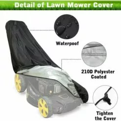 FUHUIDATRADING Housse De Protection Pour Tondeuse à Gazon Etanche, Anti-poussière Anti-UV Housse De Tondeuse à Gazon Pour Extérieur Jardin Pelouse Avec Sac De Stockage 193 * 63 * 144 * 111 CM 10 FUHUIDATRADING Housse De Protection Pour Tondeuse à Gazon Etanche, Anti-poussière Anti-UV Housse De Tondeuse à Gazon Pour Extérieur Jardin Pelouse Avec Sac De Stockage 193 * 63 * 144 * 111 CM -Tondeuse Boutique 65634648 4