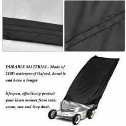 LUCKY-88 Housse De Tondeuse à Gazon Noir -Tondeuse Boutique 65801942 4