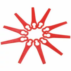 FVBJD Tondeuse à Gazon En Plastique De Couleur Tondeuse à Gazon De Jardin Coupe-herbe Lame De Coupe En Plastique Clé En Forme De Gourde Couteau De Tondeuse à Gazon（Rouge/20pcs） -Tondeuse Boutique 65855537 4